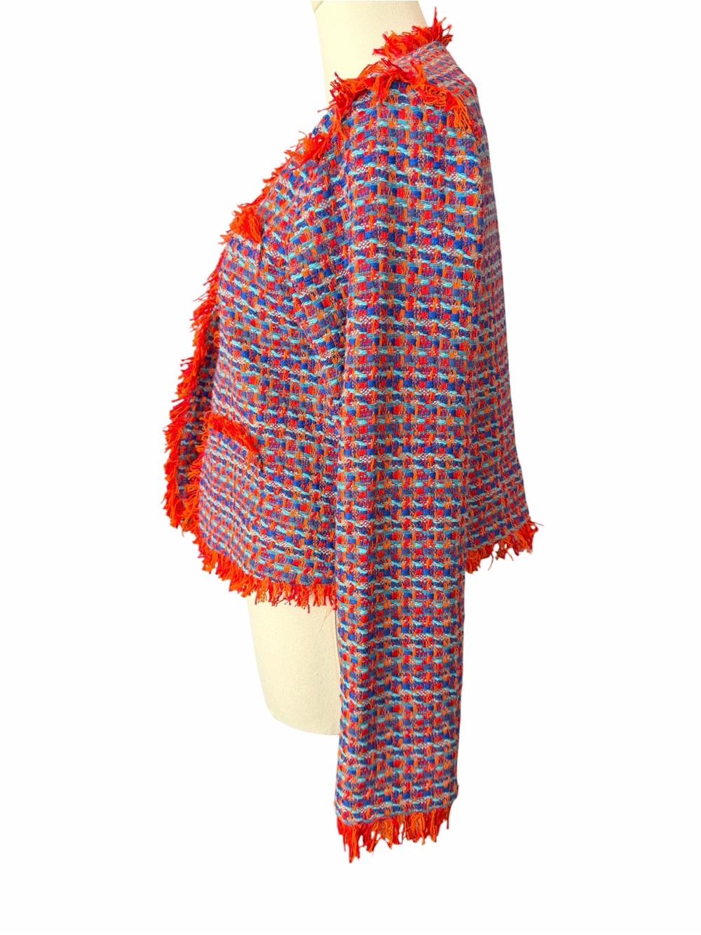 H Hunter Bell Coco Jacket in Mariner Tweed - Picture 2 of 9